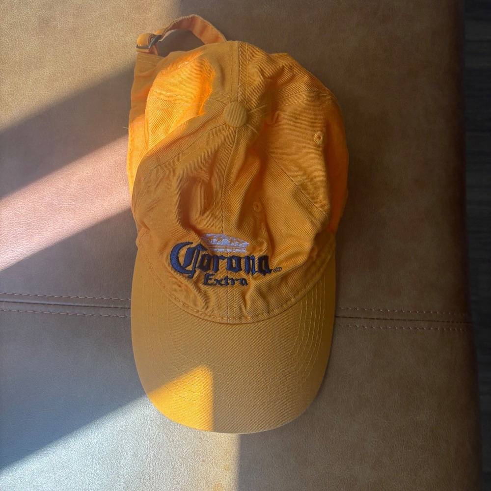 Corona Extra Beer Logo Yellow Cotton Adjustable Baseball Dad Hat Cap Cancun